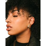 Peace No Evil stud earrings