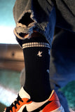 Black and White PGLJ Dove Sock