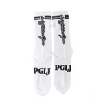 White PGLJ Dove Sock