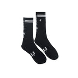 Black and White PGLJ Dove Sock