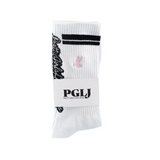 White PGLJ Dove Sock