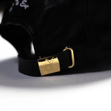 PGLJ Peace No Evil Black Leather Hat - Black