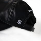 PGLJ Peace No Evil Black Leather Hat - Black