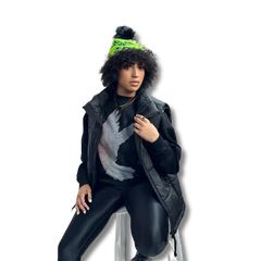 PGLJ Neon Knit Beanie