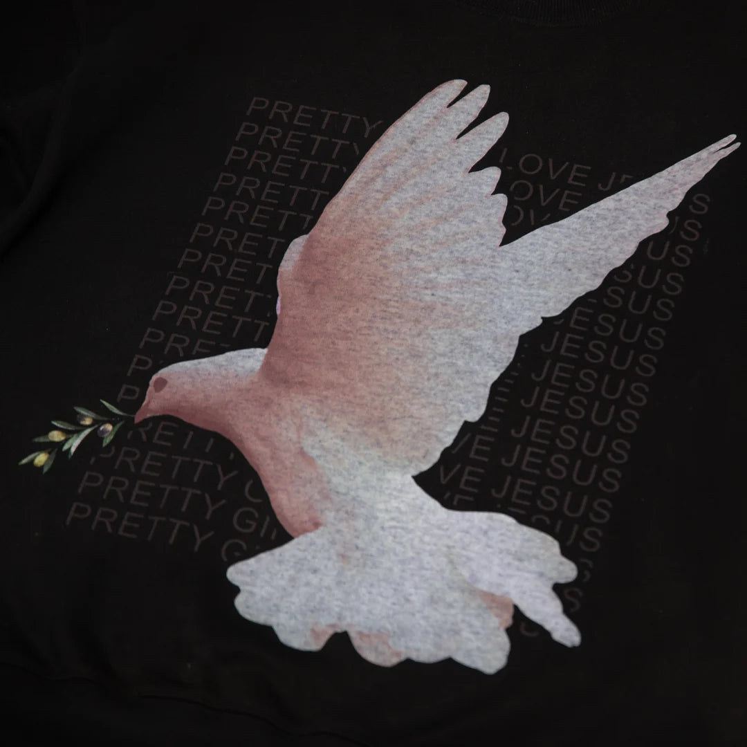 Pretty Girls Love Jesus Signature Dove Crew Sweatshirt