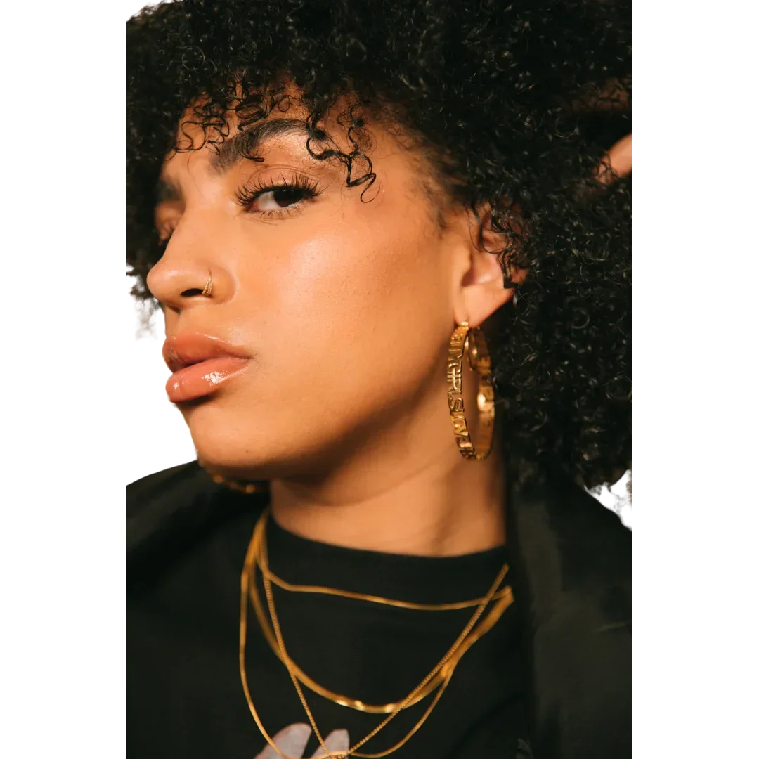 PGLJ Gold Hoop Earrings