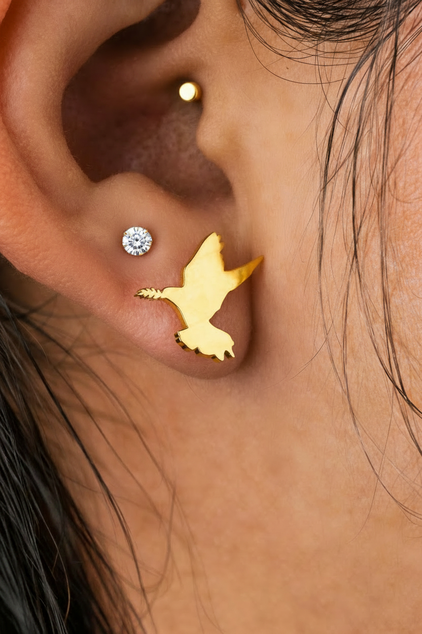 Sky’s the Limit PGLJ Dove Stud Earring