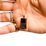 Classic PGLJ Name Plate Necklace