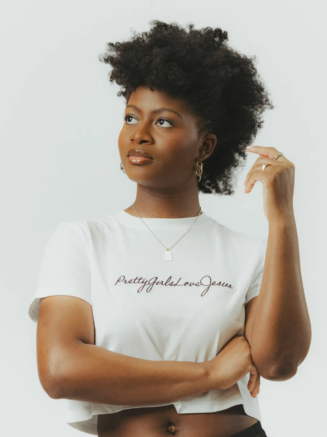 PGLJ Classic Signature Low Crop Top