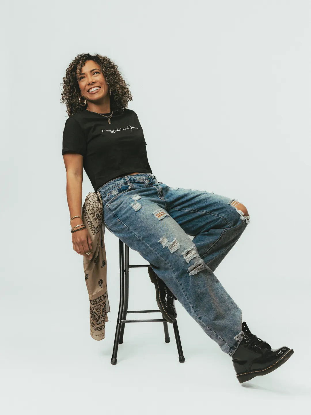 PGLJ Classic Signature Low Crop Top