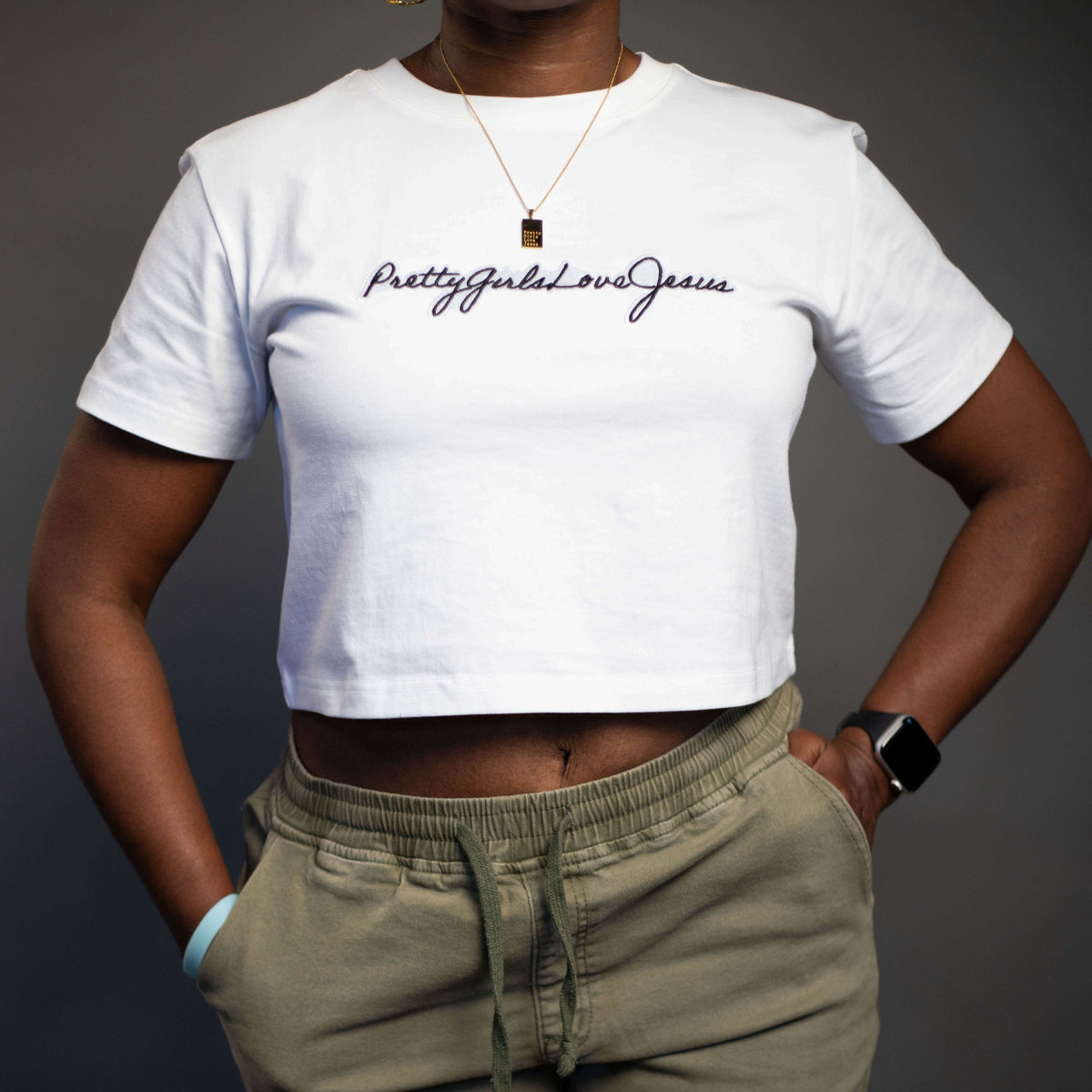 PGLJ Classic Signature Low Crop Top