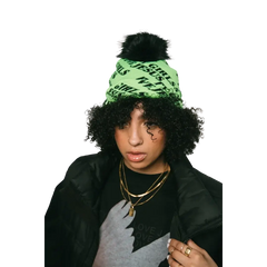 PGLJ Neon Knit Beanie