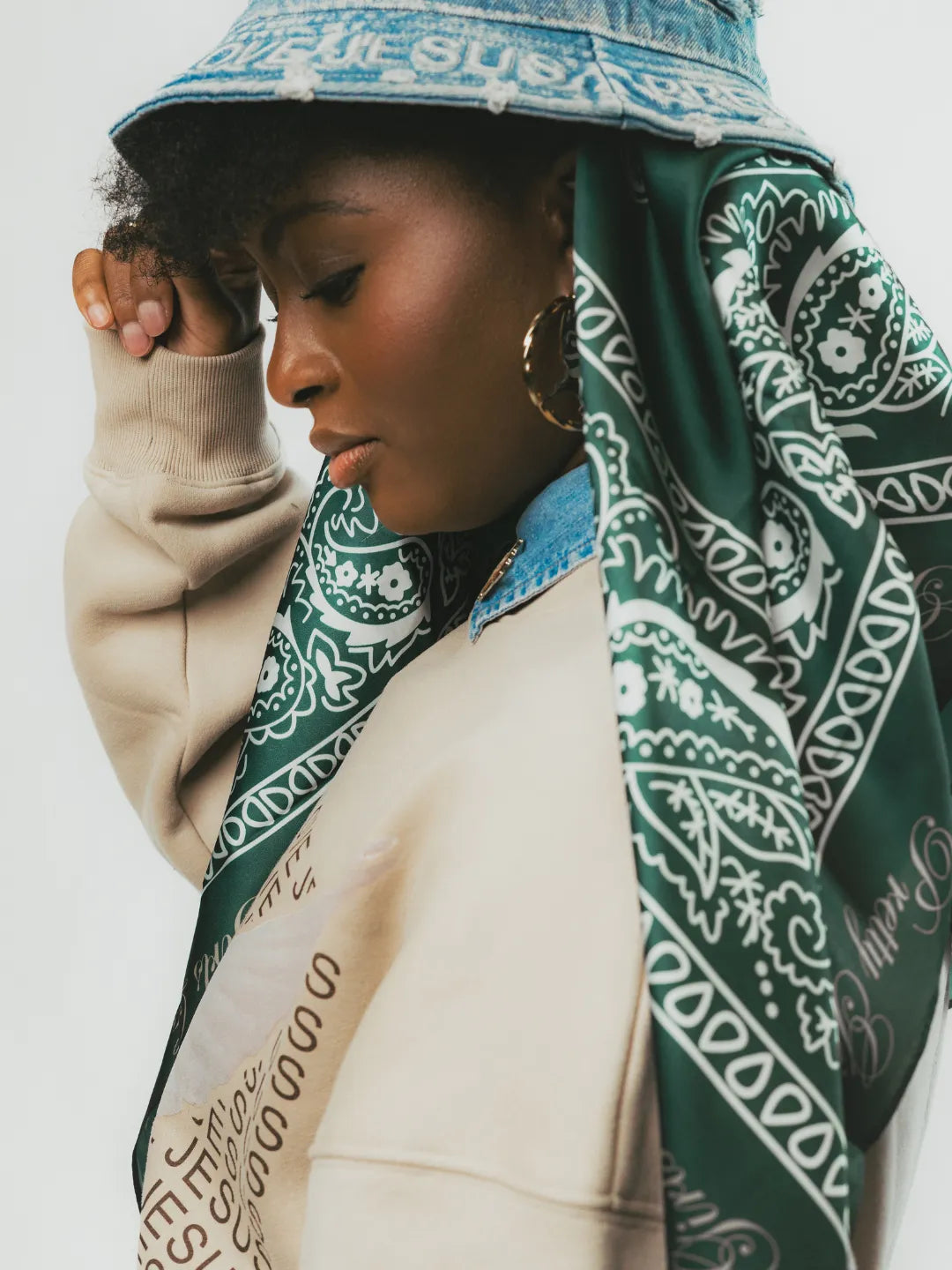 PGLJ Satin Blend Scarf