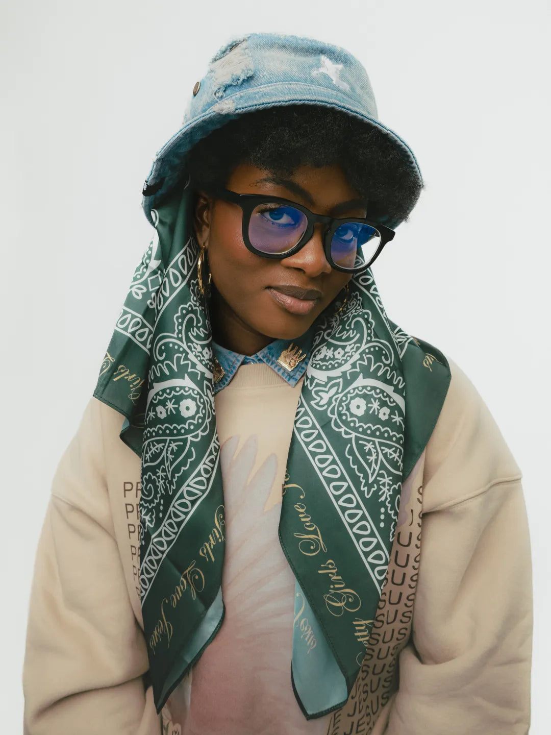 PGLJ Satin Blend Scarf