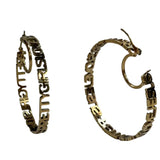 PGLJ Gold Hoop Earrings