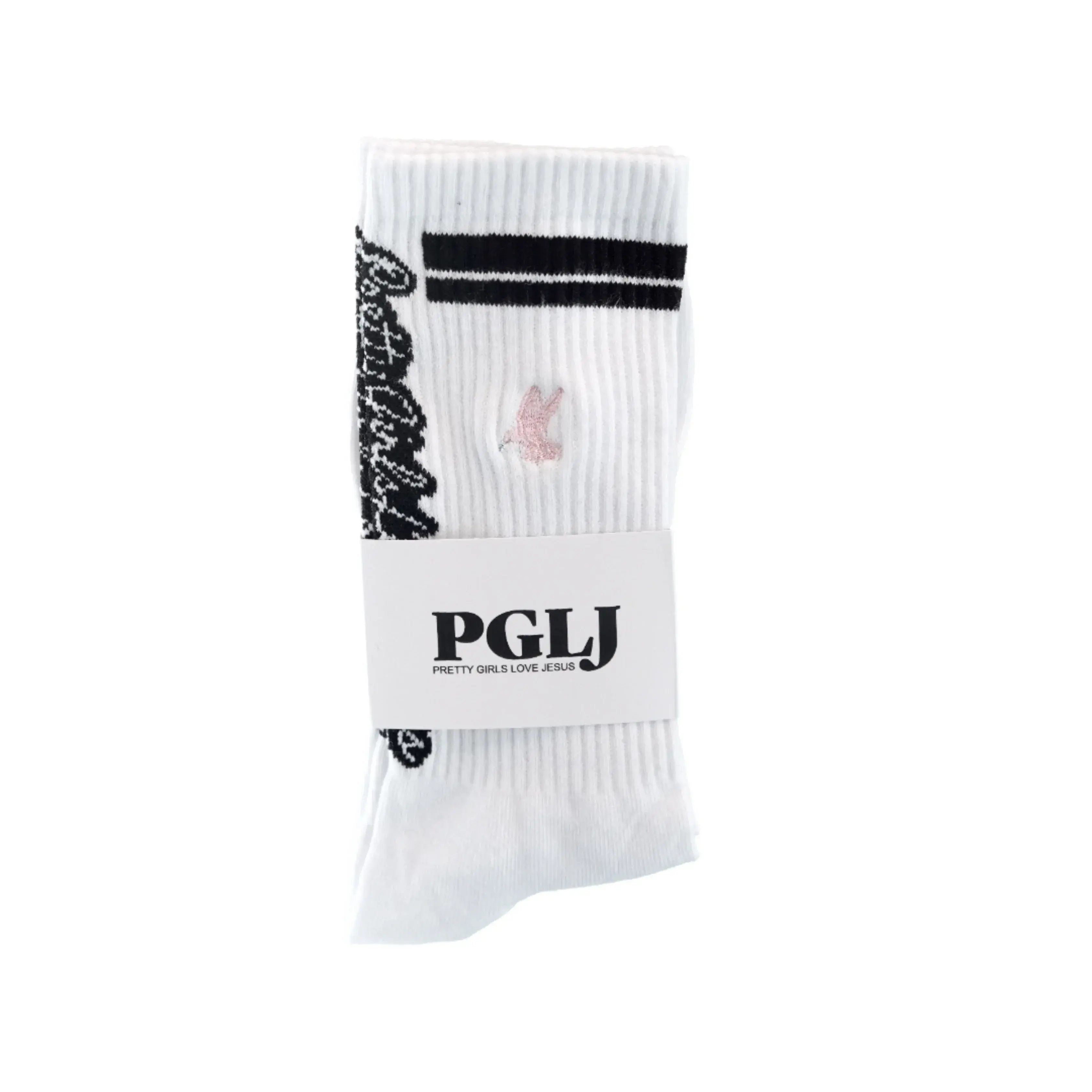 White PGLJ Dove Sock