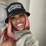 Quilted PGLJ Oversized Bucket Hat - Pretty Girls Love Jesus